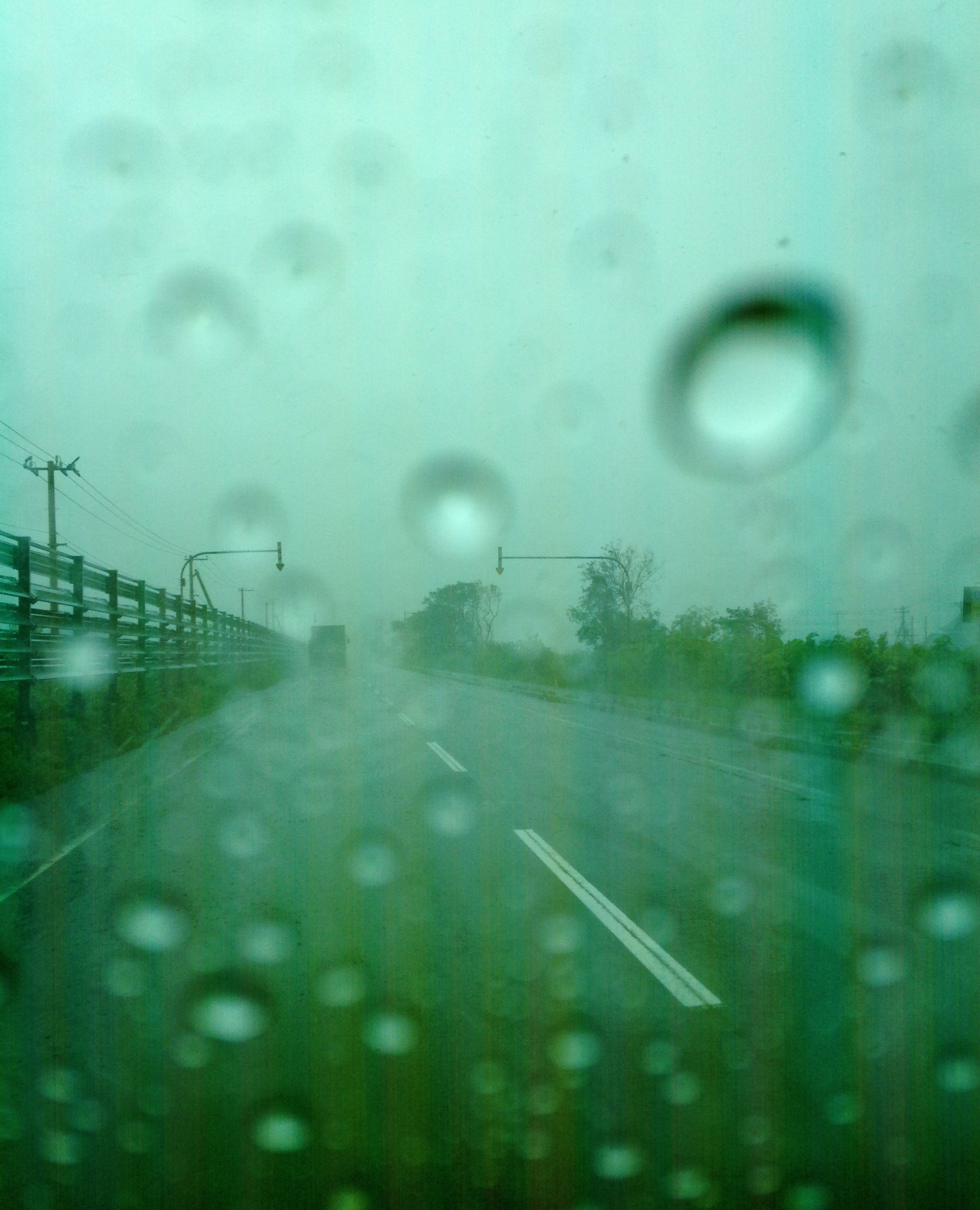 大雨の北海道に上陸です