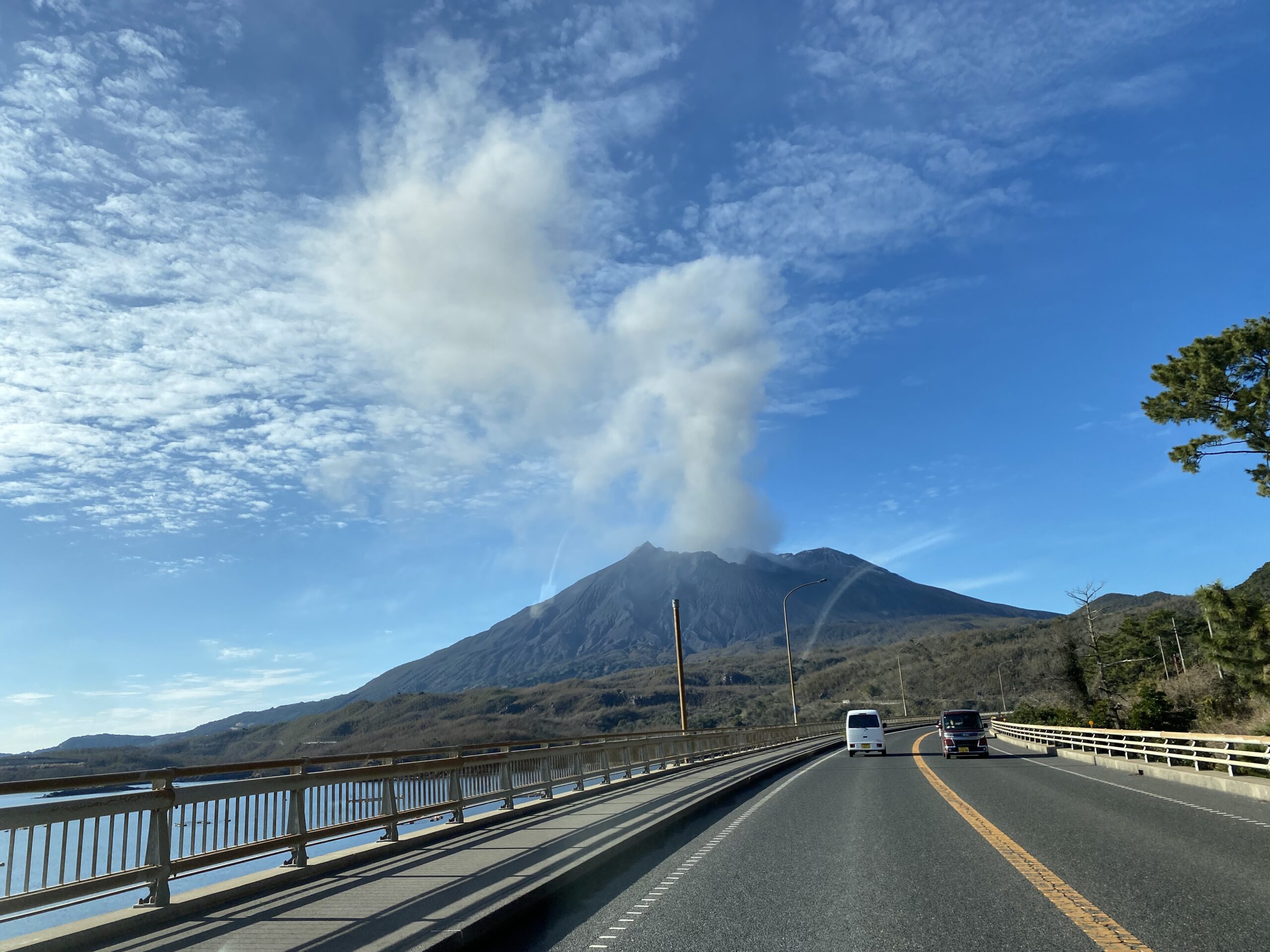 桜島に向います